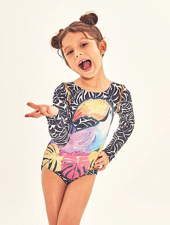 Maillot de bain une pièce fille UV Line