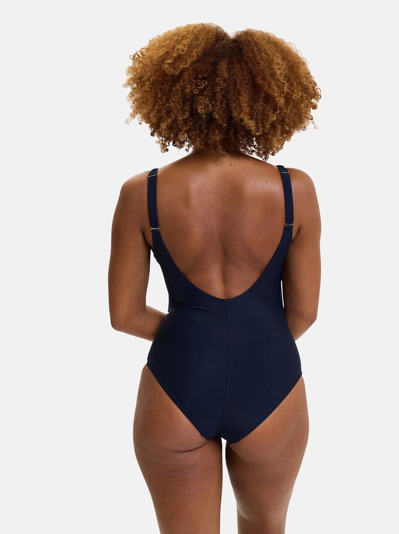 Maillot de bain une pièce Kelaa Sans Complexe Bleu marine - Kiabi