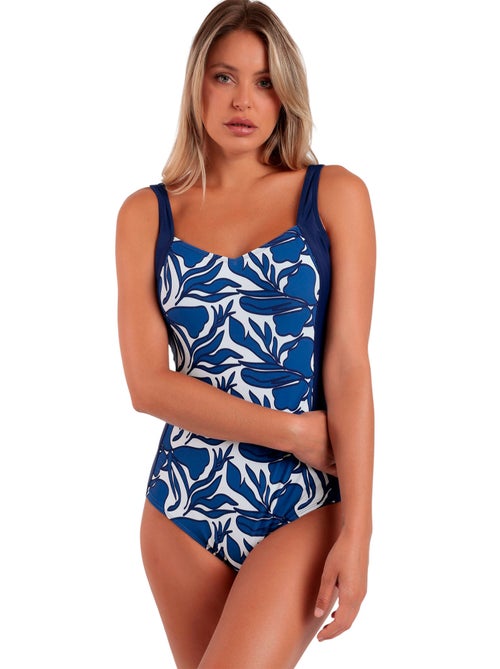 Maillot de bain une pièce préformé amincissant Curvy Line - Kiabi