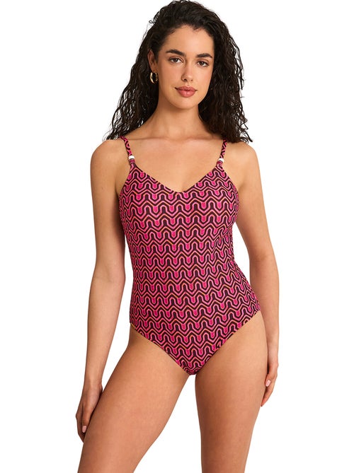 Maillot de bain une pièce préformé KALEIDO - Kiabi