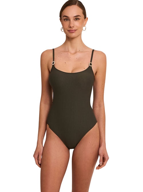 Maillot de bain une pièce préformé sans armatures SOLSTICE - Kiabi