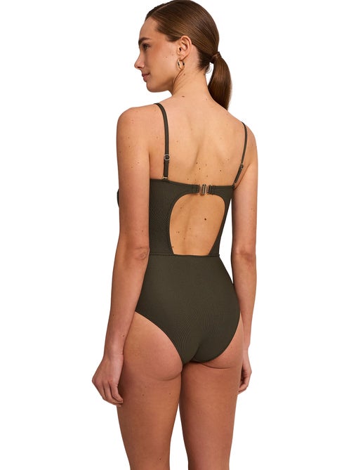 Maillot de bain une pièce préformé sans armatures SOLSTICE - Kiabi