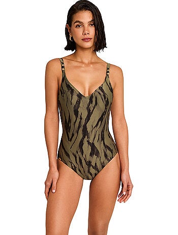 Maillot de bain une pièce préformé sculptant SAVAGE