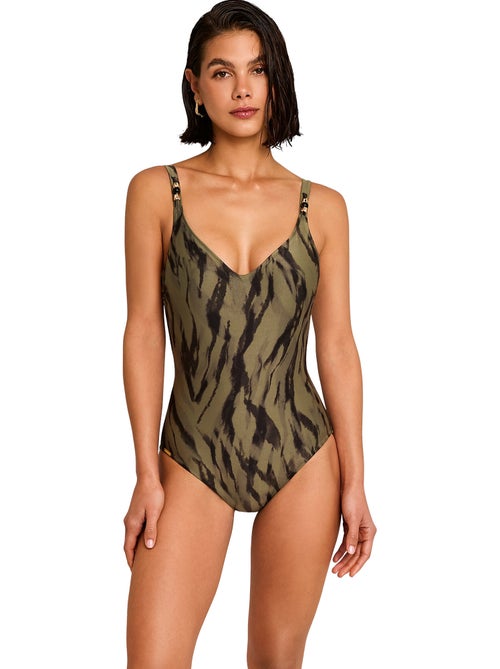 Maillot de bain une pièce préformé sculptant SAVAGE - Kiabi