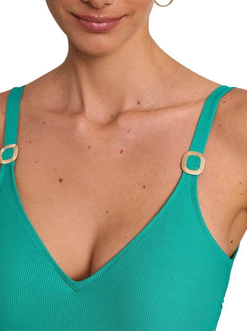 Maillot de bain une pièce shapewear préformé SOLSTICE - Kiabi