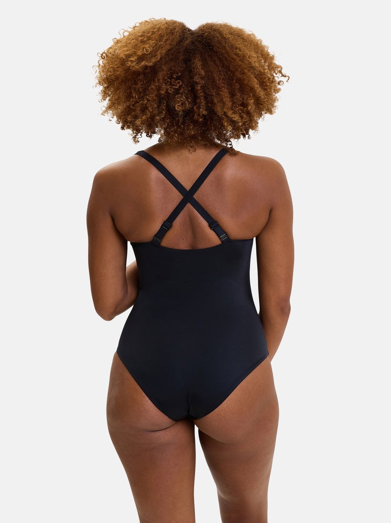 Maillot de bain une pièce Speekaboo Shape Sans Complexe Noir - Kiabi