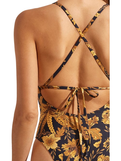 Maillot de bain une pièce triangle préformé ACANTHUS - Kiabi