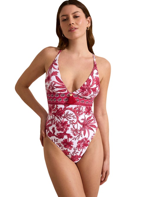 Maillot de bain une pièce triangle préformé ACANTHUS - Kiabi
