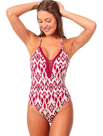 Maillot de bain une pièce triangle préformé Tribal Spirit
