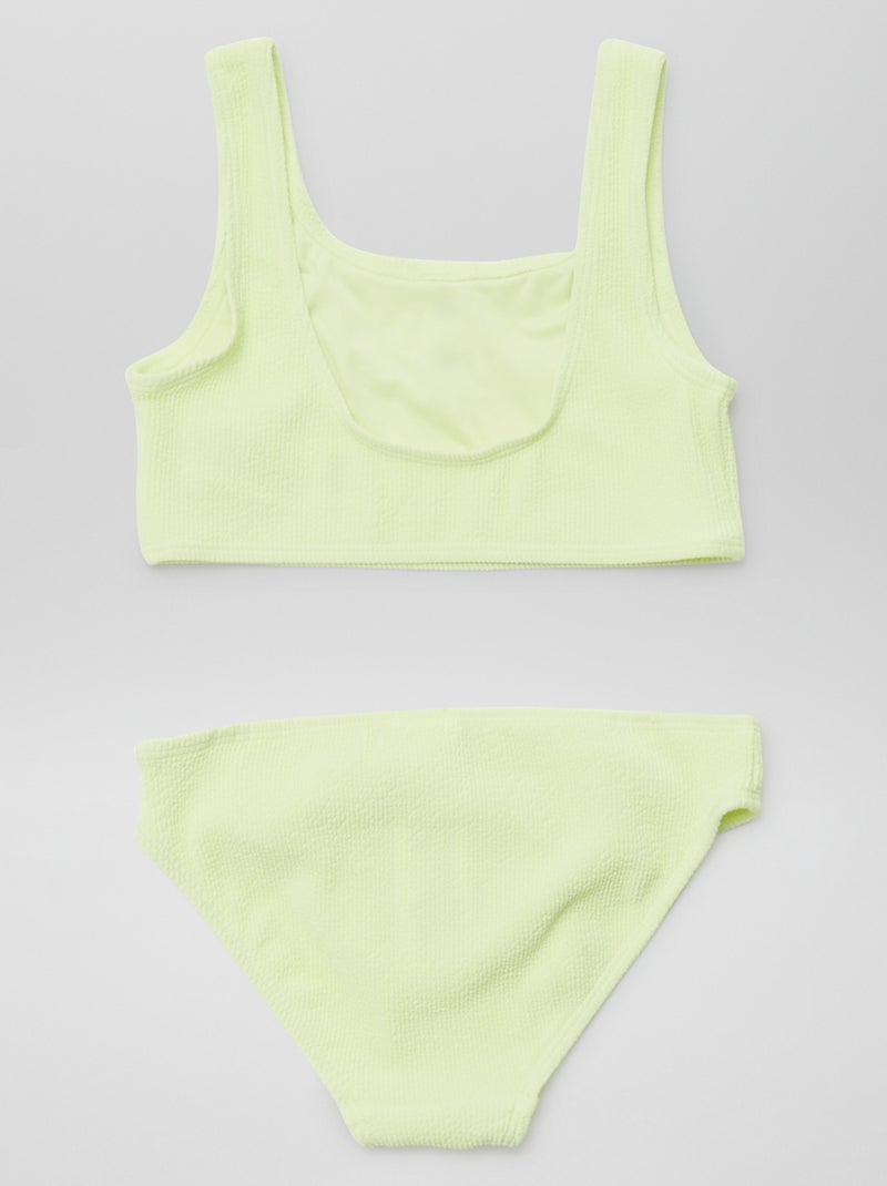 Maillot de bain uni - 2 pièces VERT - Kiabi