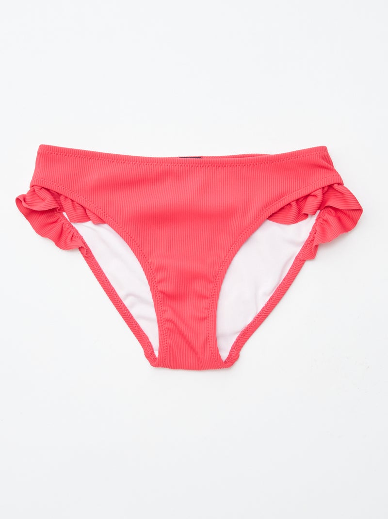 Maillot de bain volanté - 2 pièces ROSE - Kiabi