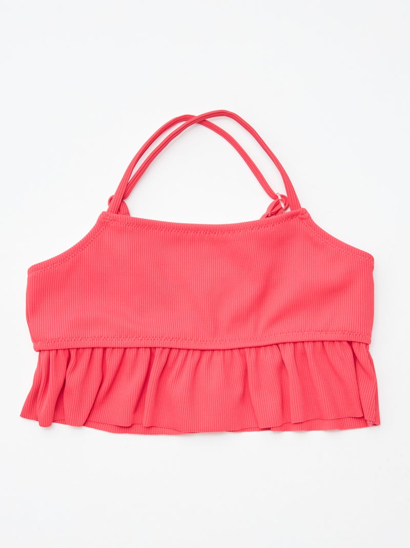 Maillot de bain volanté - 2 pièces ROSE - Kiabi