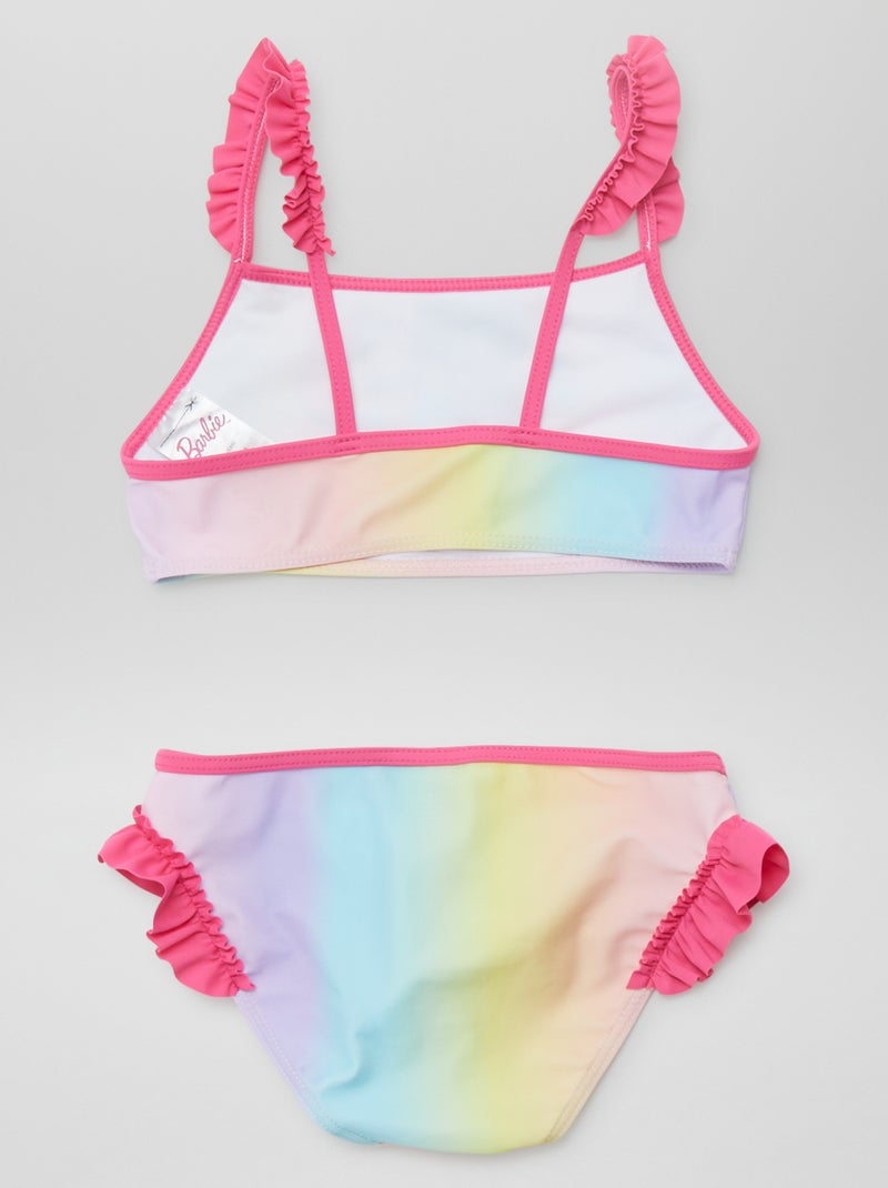 Maillot de bain volanté 'Barbie' - 2 pièces MULTICOLORE - Kiabi