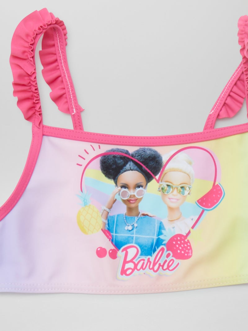 Maillot de bain volanté 'Barbie' - 2 pièces MULTICOLORE - Kiabi
