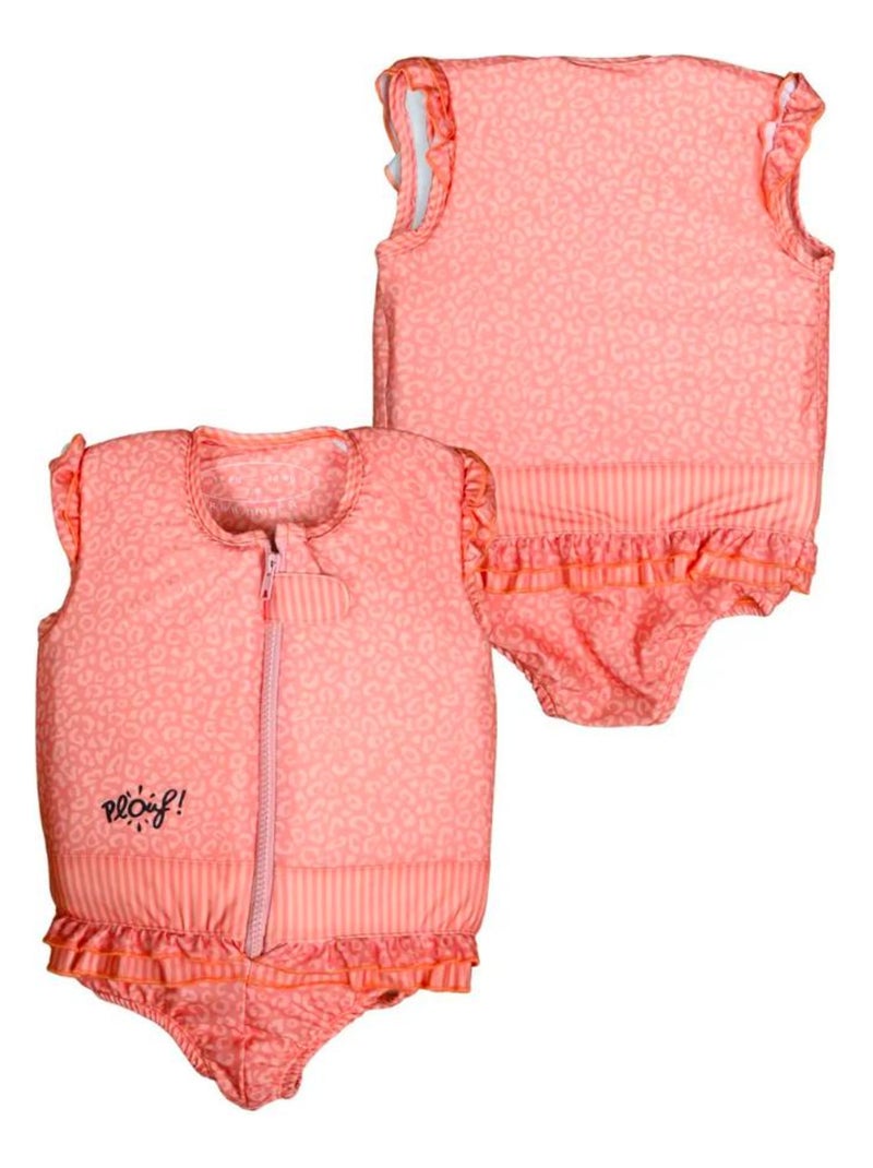 Maillot de Bain Wild Enfant avec Flotteurs - Accessoire de Natation Fille Rose pâle - Kiabi