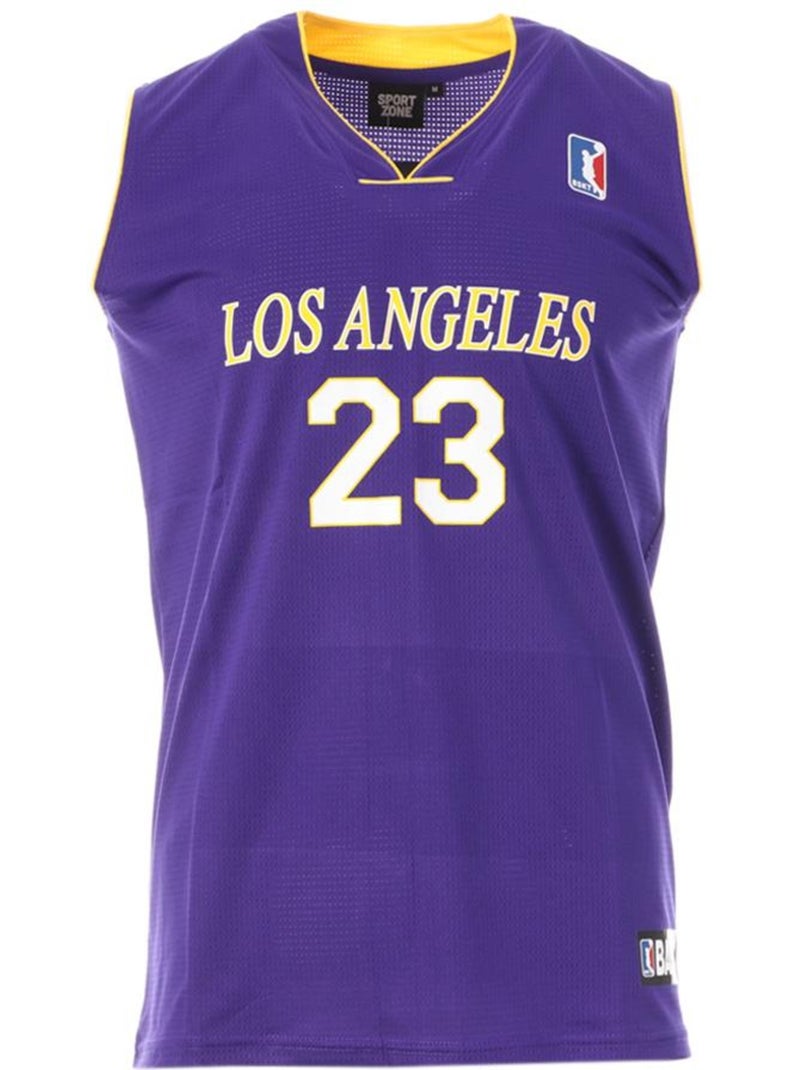 Maillot de basketball homme sport zone Violet - Kiabi