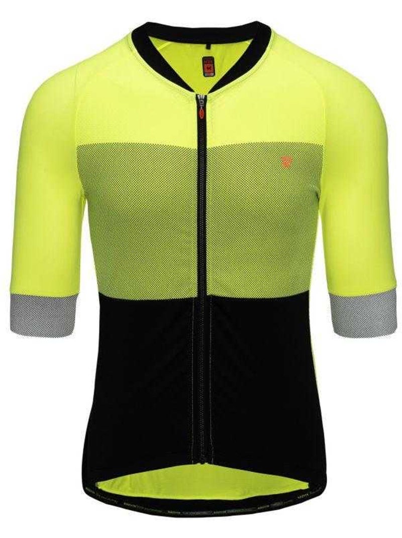 Maillot de cyclisme echo bv - radvik Noir Vert - Kiabi