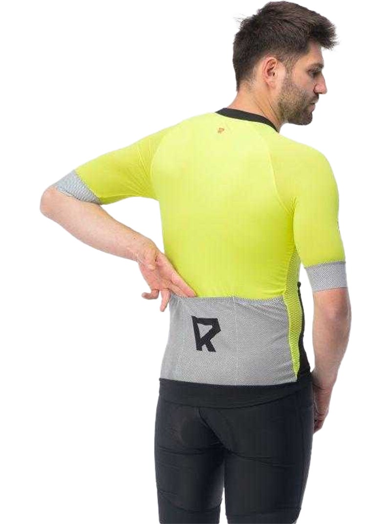 Maillot de cyclisme echo bv - radvik Noir Vert - Kiabi