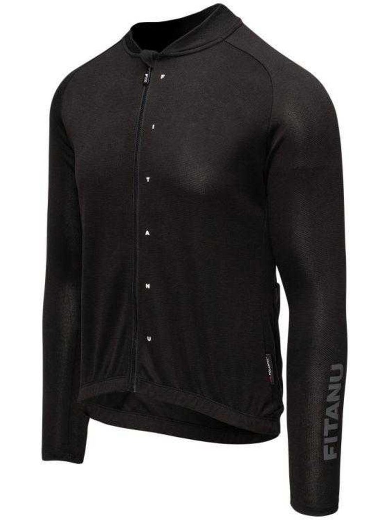 Maillot de cyclisme vialetta - fitanu Noir - Kiabi