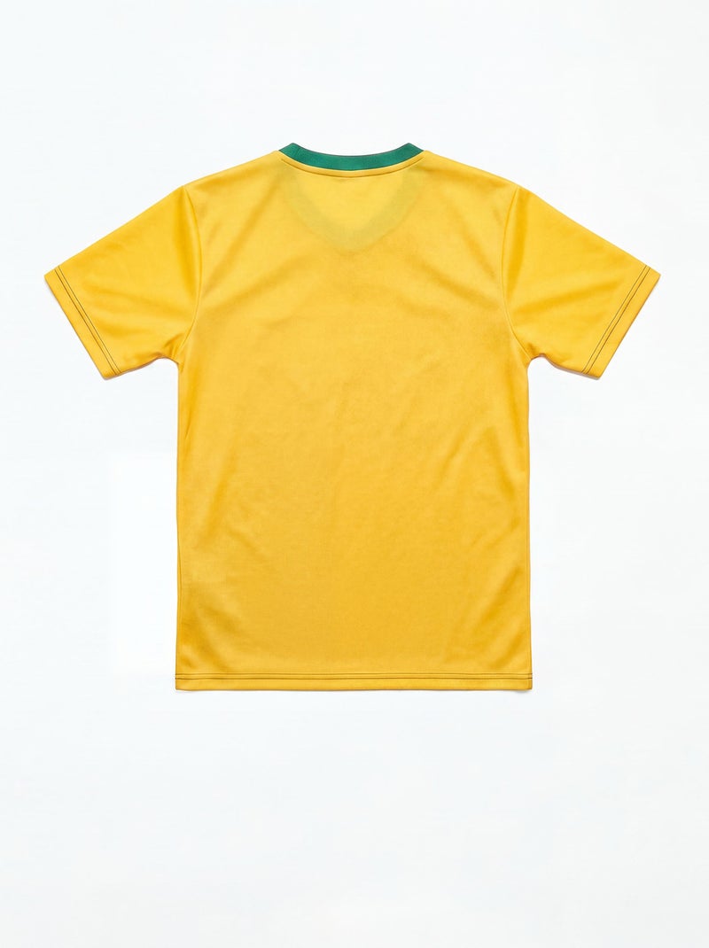 Maillot de foot Brésil Jaune - Kiabi