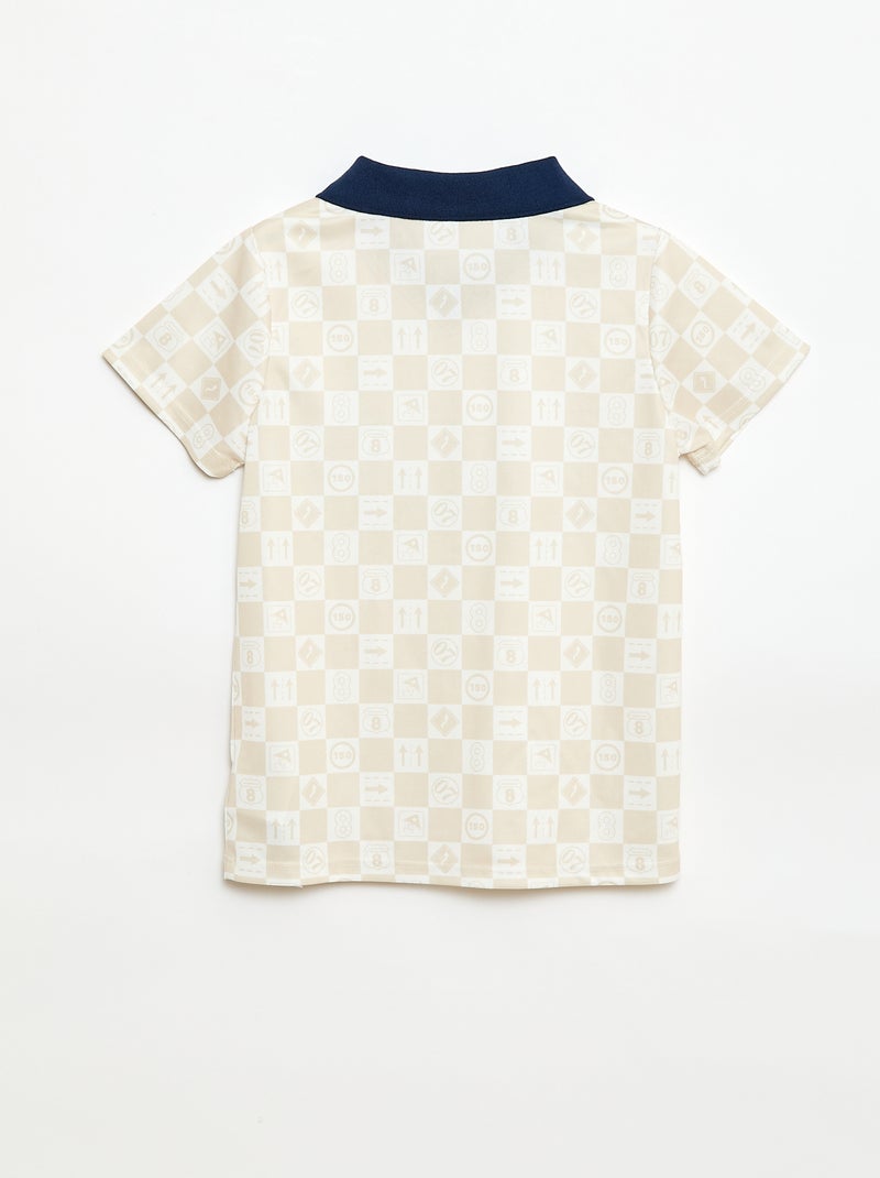 Maillot de foot 'Mario Kart' Blanc - Kiabi