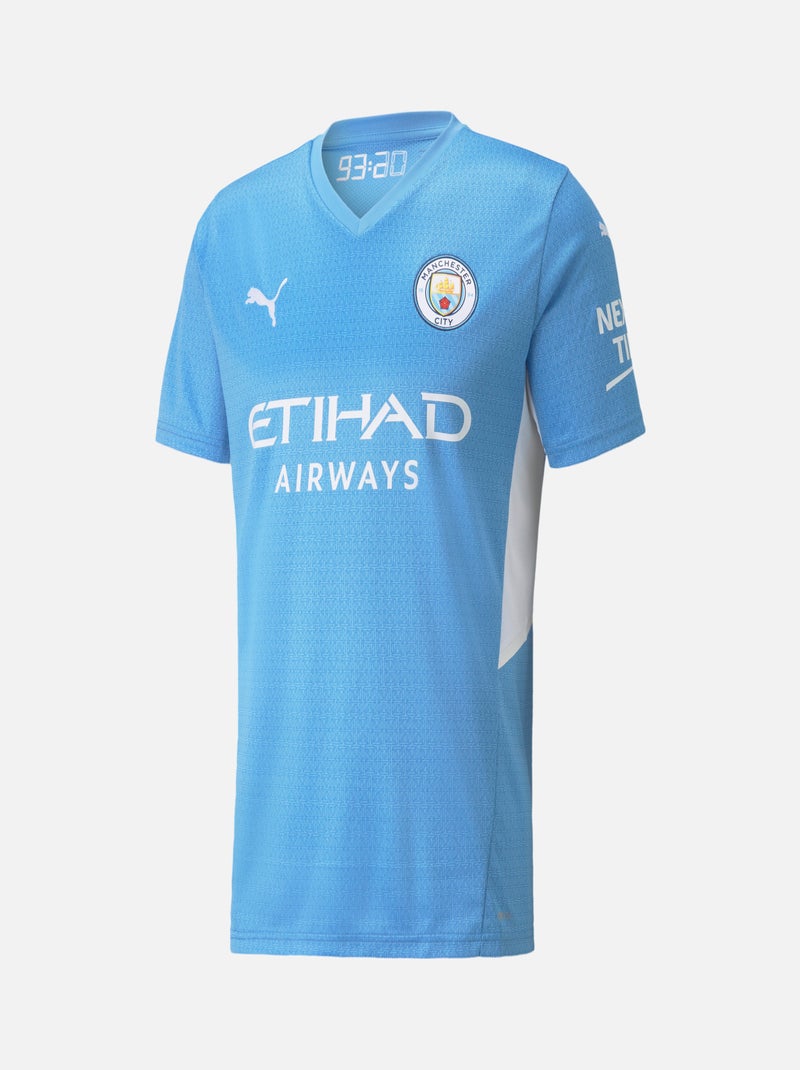 Maillot de football  'PUMA' 'MCFC HOME SHIRT REP' Bleu - Kiabi