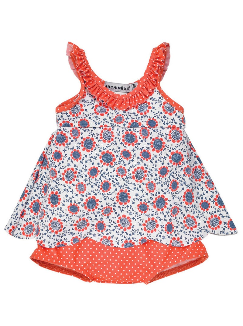 Maillot double protection Archimède Blanc - Kiabi