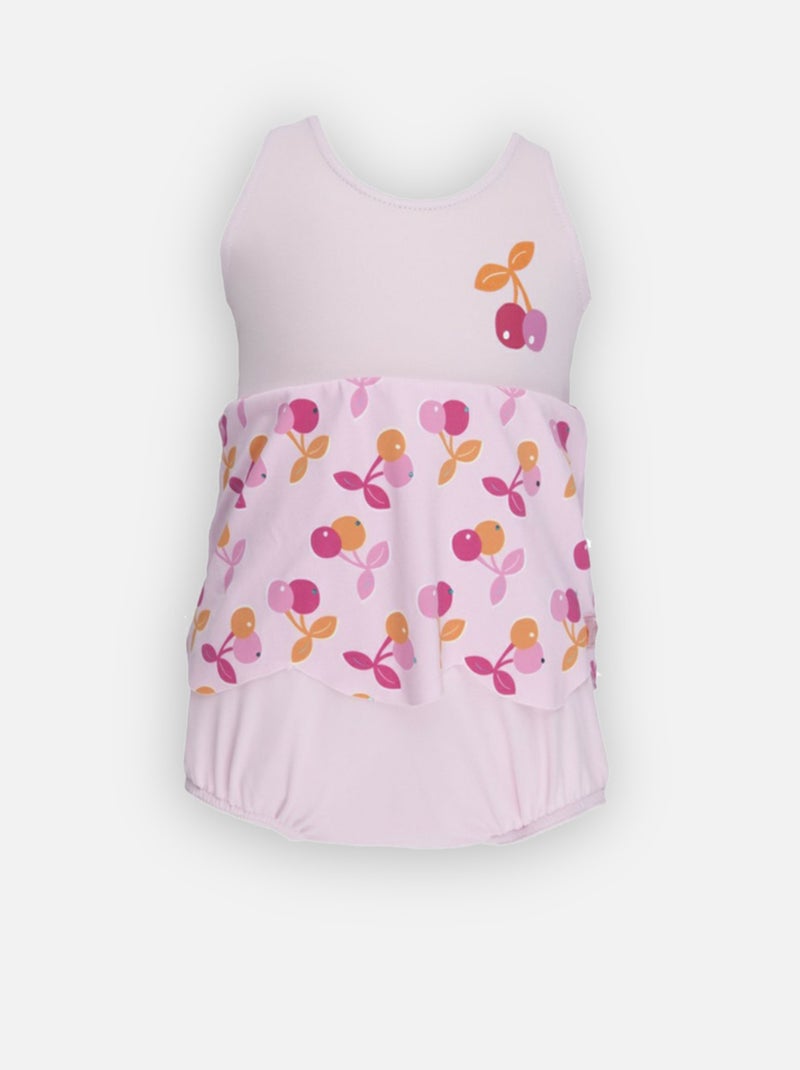 Maillot Double Protection Griotte Archimède Rose - Kiabi