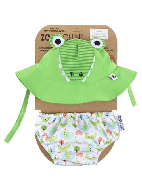 Maillot et Chapeau Crocodile (6-12M) - Kiabi