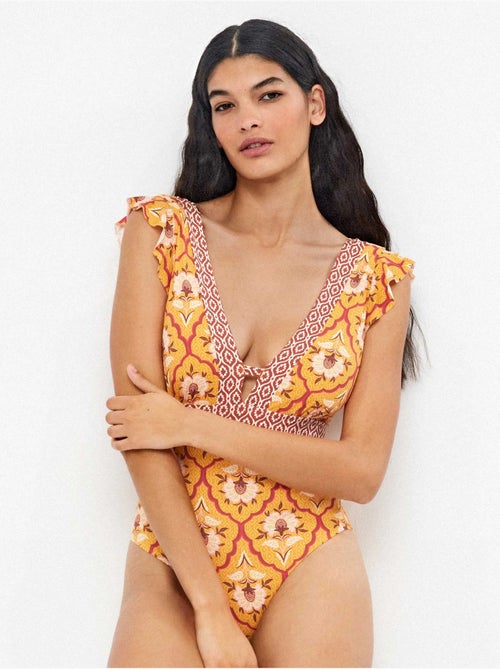 Maillot imprimé sans armature - Kiabi