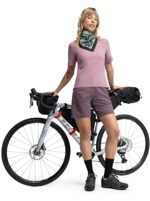 Maillot manches courtes cyclotourisme femme cyclisme femme map - Kiabi Maillot manches courtes cyclotourisme femme cyclisme femme map - Kiabi