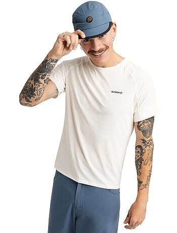 Maillot manches courtes cyclotourisme homme cyclisme homme pilgrim sand