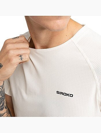 Maillot manches courtes cyclotourisme homme cyclisme homme pilgrim sand
