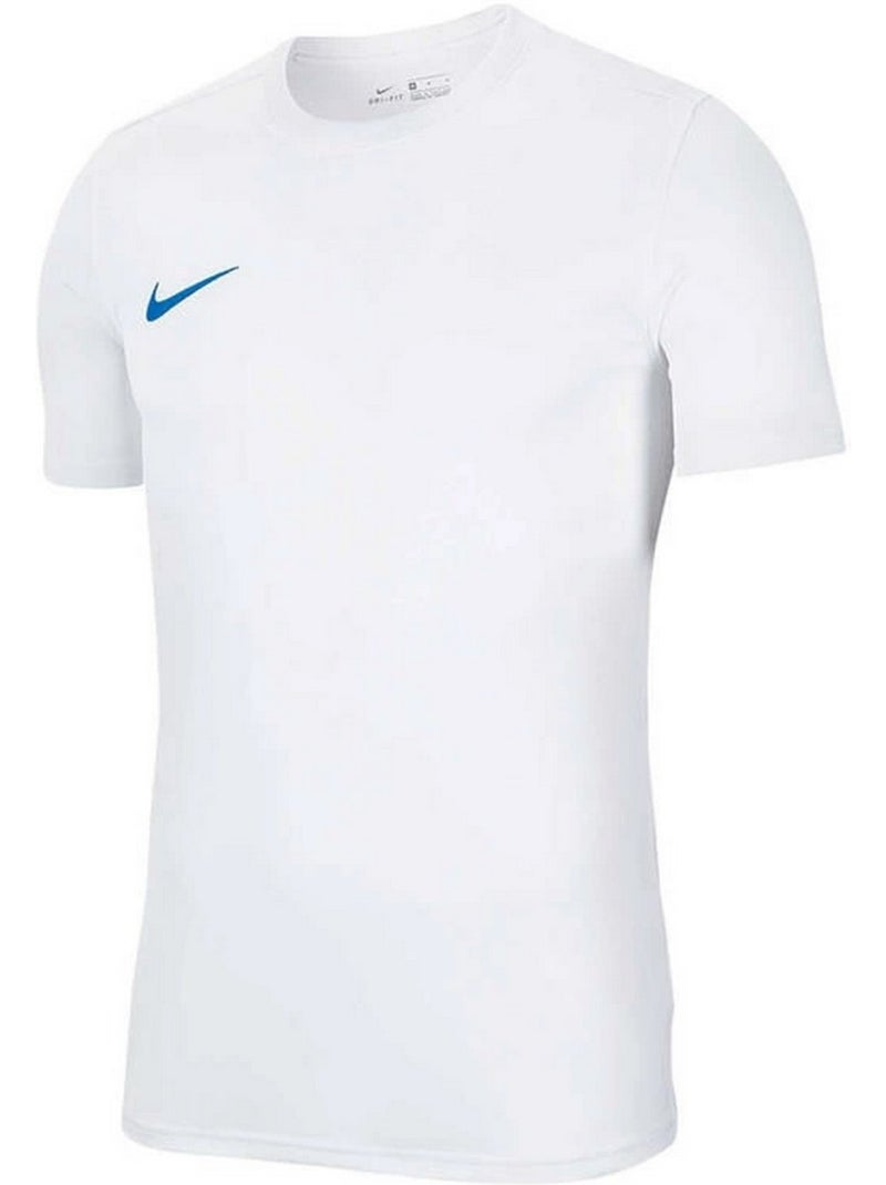 Maillot manches courtes dry park - nike Blanc Bleu Bleu - Kiabi