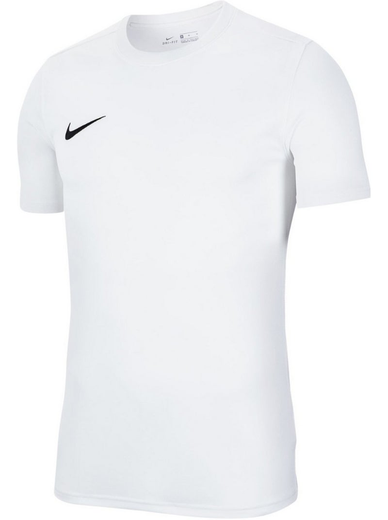 Maillot manches courtes dry park - nike Blanc Noir - Kiabi