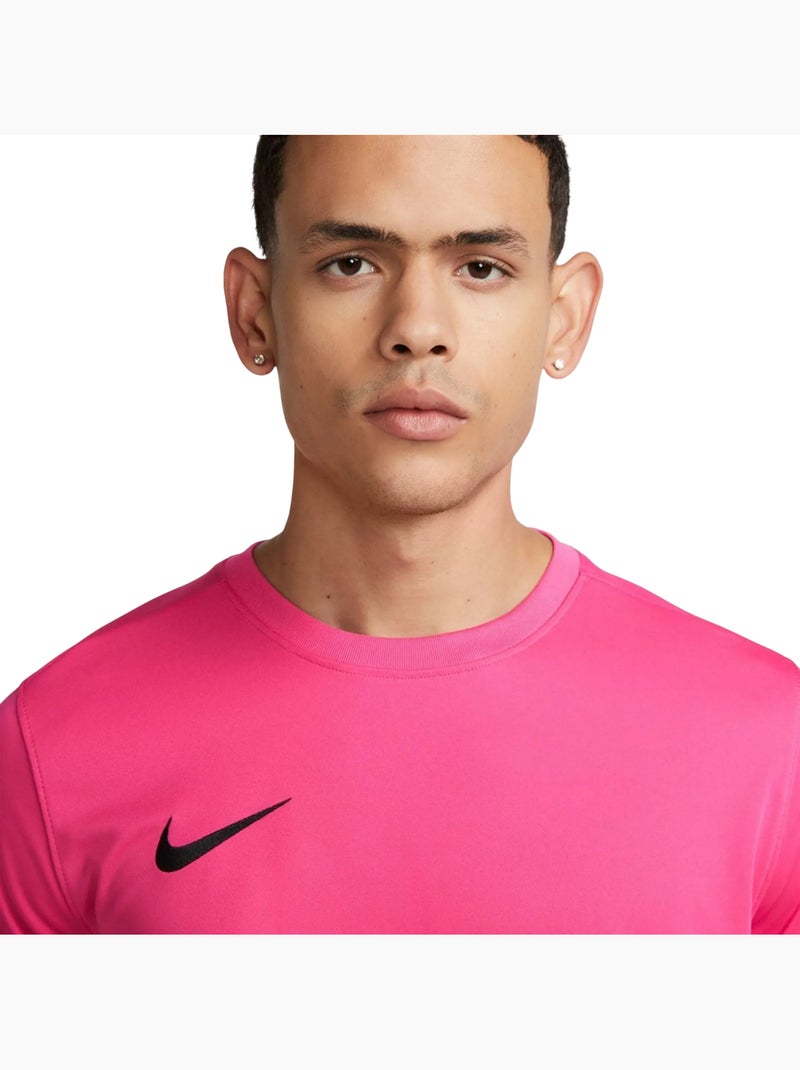 Maillot manches courtes dry park - nike Rose - Kiabi