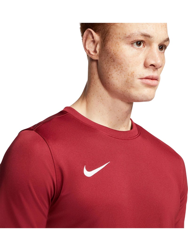 Maillot manches courtes dry park - nike Rouge carmin - Kiabi