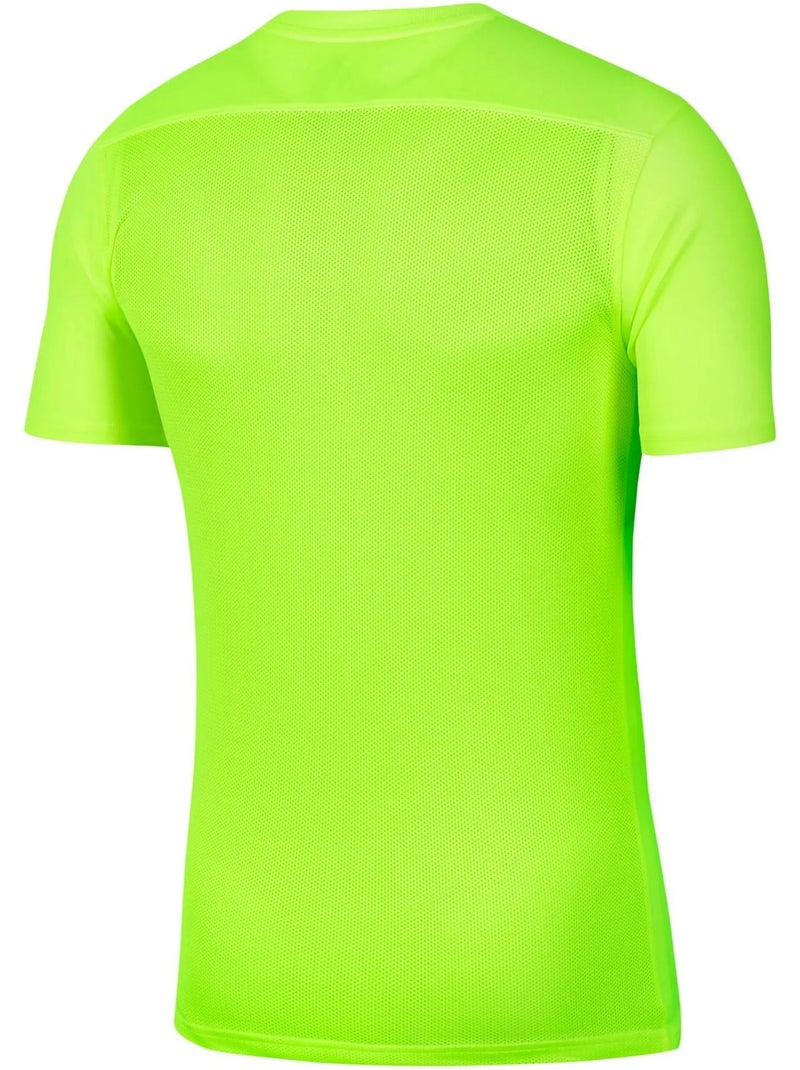 Maillot manches courtes dry park - nike Vert fluo - Kiabi