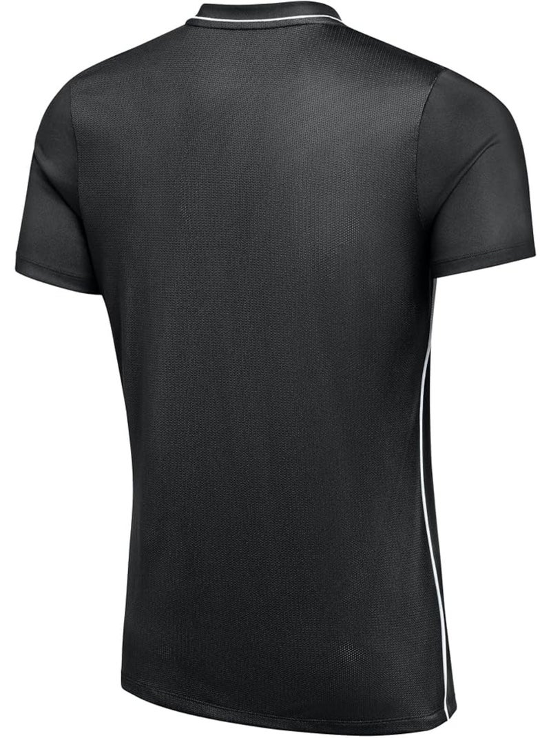 Maillot manches courtes motif/style passepoil contrasté park - nike Noir - Kiabi