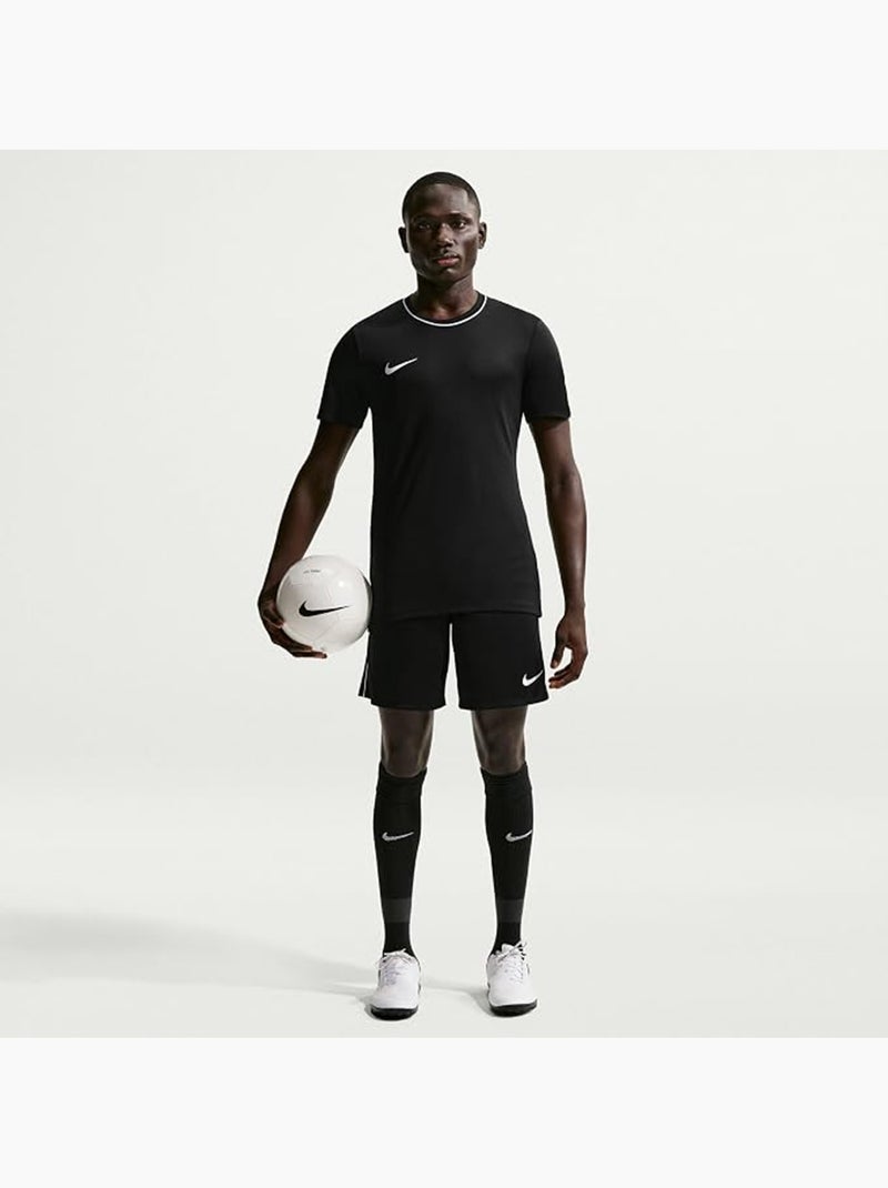 Maillot manches courtes motif/style passepoil contrasté park - nike Noir - Kiabi