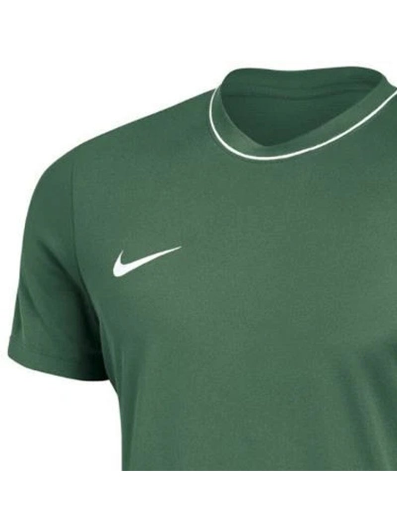 Maillot manches courtes motif/style passepoil contrasté park - nike Vert - Kiabi