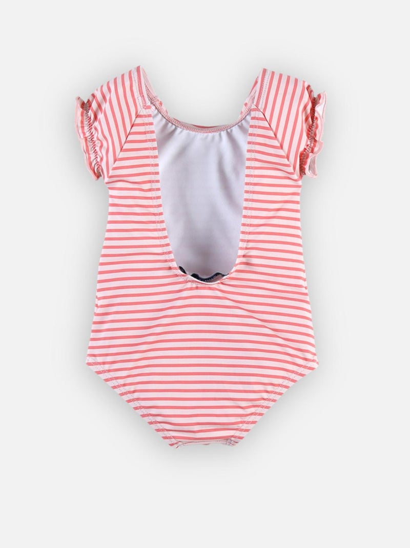 Maillot rayé, Archimède Rose - Kiabi