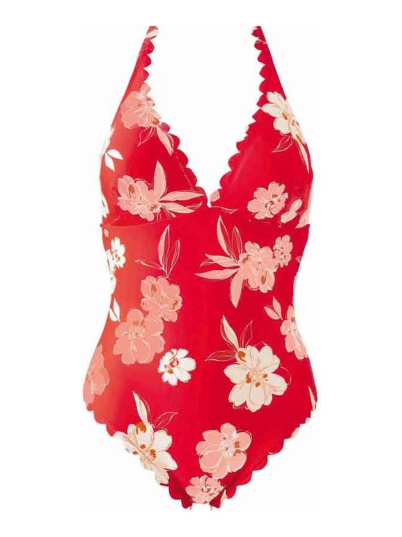 Maillot une pièce RIO - Brigitte Bardot Bain Rouge - Kiabi