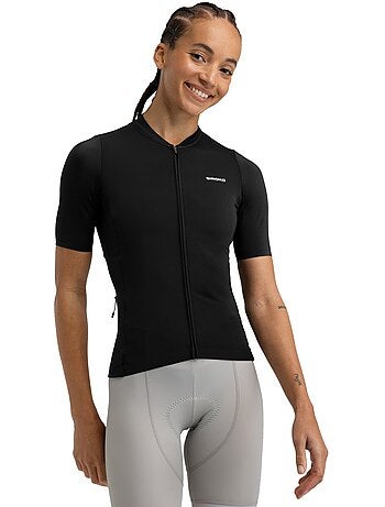 Maillot vélo manches courtes en tissu recyclé femme cyclisme femme m6r fly