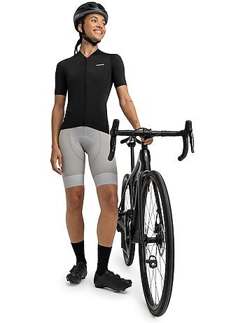 Maillot vélo manches courtes en tissu recyclé femme cyclisme femme m6r fly