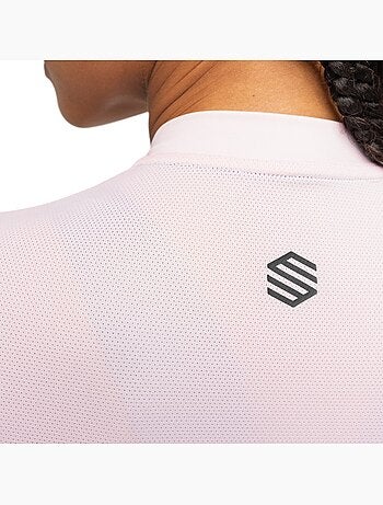 Maillot vélo manches courtes en tissu recyclé femme cyclisme femme m6r mercury