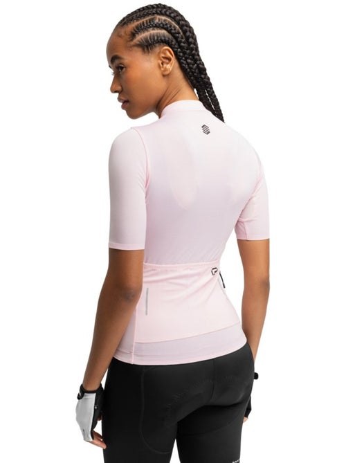 Maillot vélo manches courtes en tissu recyclé femme cyclisme femme m6r mercury - Kiabi