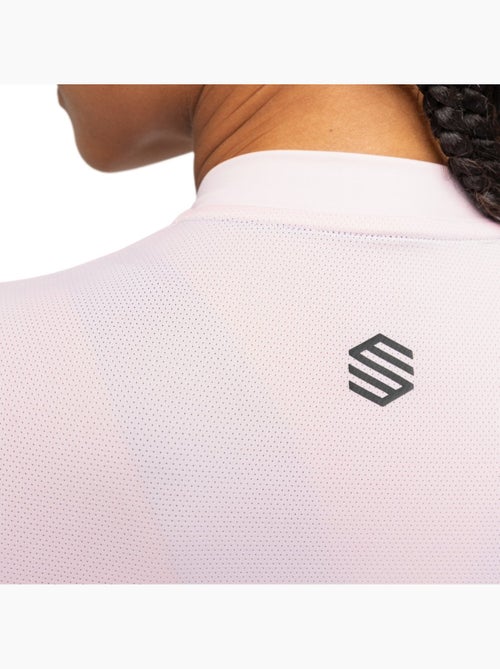 Maillot vélo manches courtes en tissu recyclé femme cyclisme femme m6r mercury - Kiabi