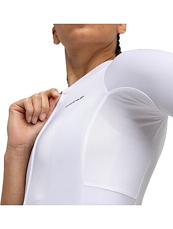 Maillot vélo manches courtes en tissu recyclé femme cyclisme femme m6r pure