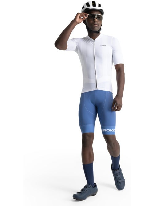 Maillot vélo manches courtes en tissu recyclé homme cyclisme homme m6r vent - Kiabi